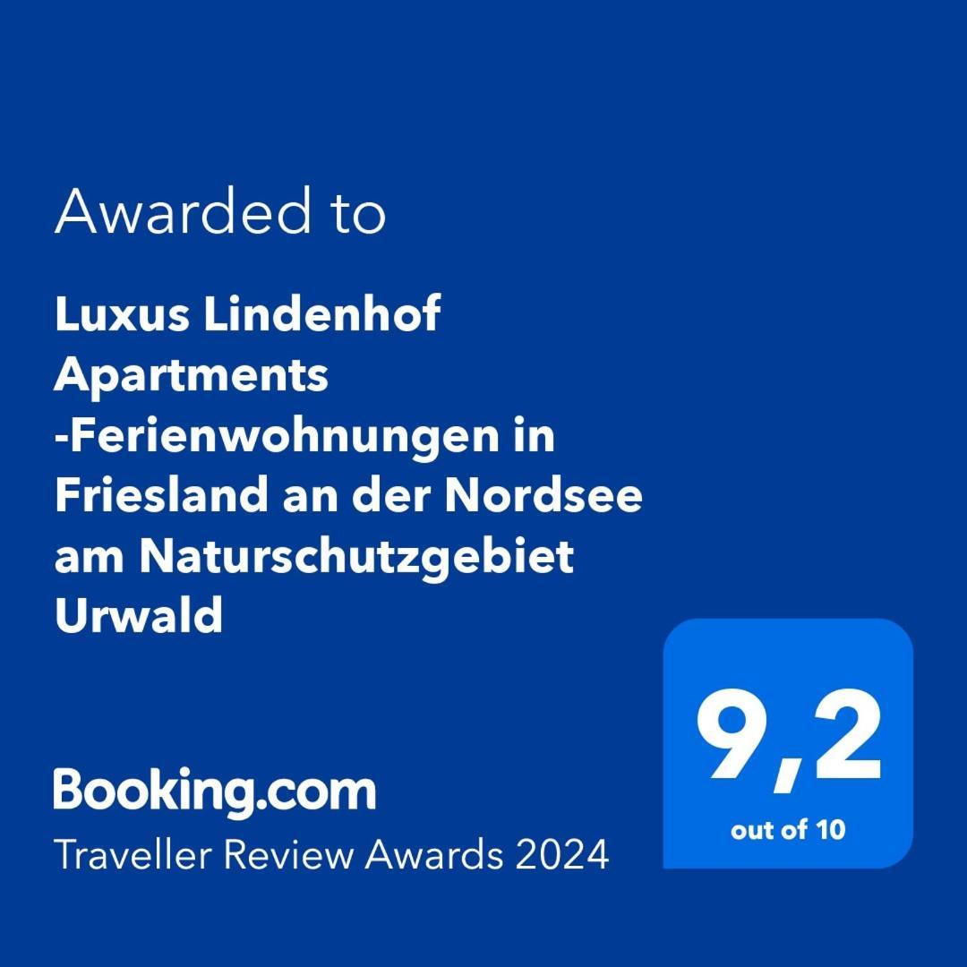 Luxus Lindenhof Apartments -Ferienwohnungen In Friesland An Der Nordsee Am Naturschutzgebiet Urwald Neuenburg  Eksteriør bilde